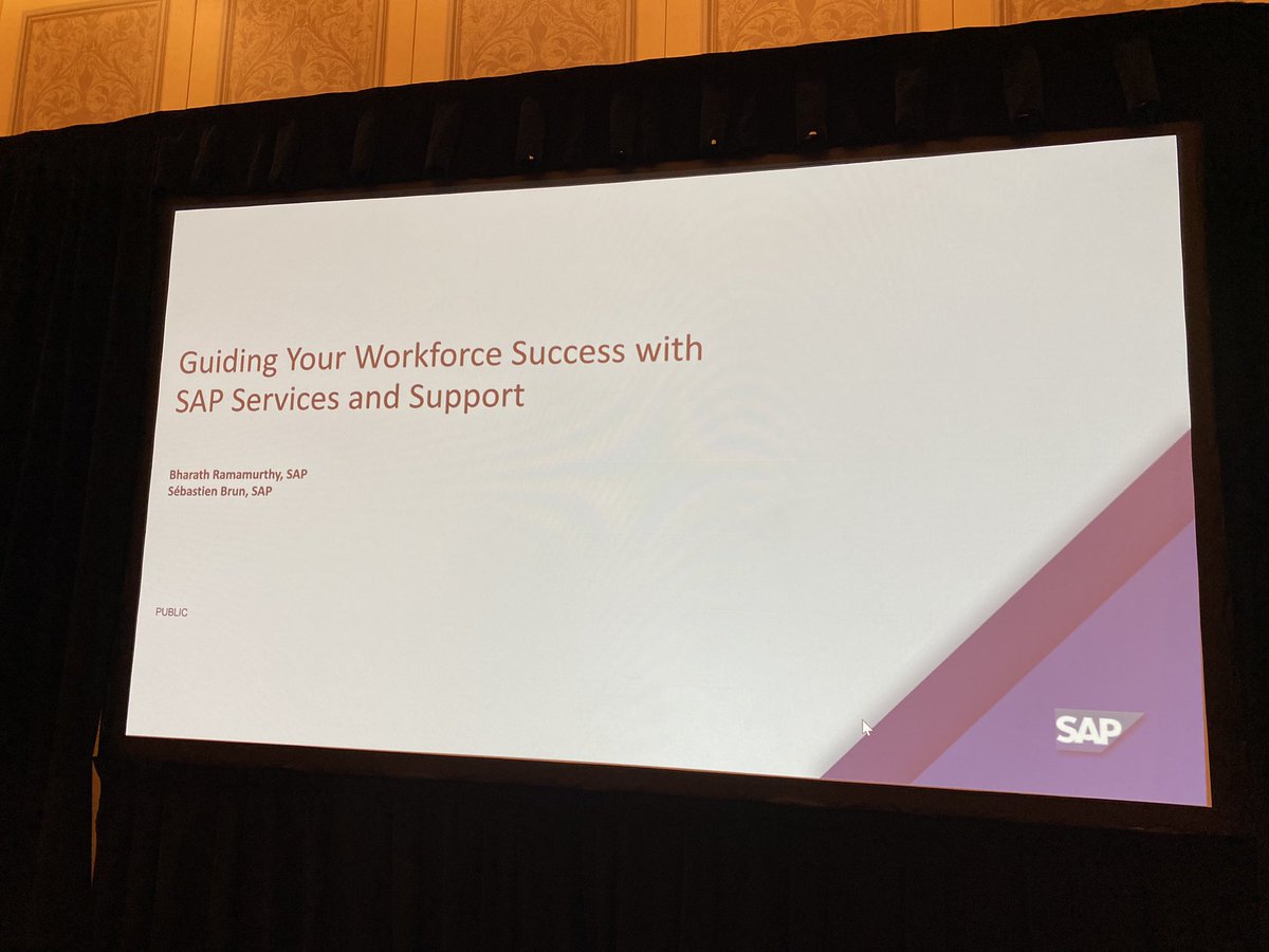 seb_brun's tweet photo. Ready to talk about SAP Services and Support with a focus on SAP Preferred Success!!!
See you in Delfino 4005 at #SuccessConnect
It starts at 9:30 π
@SAP @successfactors
#SAP #SuccessFactors #SuccessConnect #SAPpreferredSuccess #HXM #HCM #HR #HRtech #HRcommunity #HRevent https://t.co/0S8h774KBR