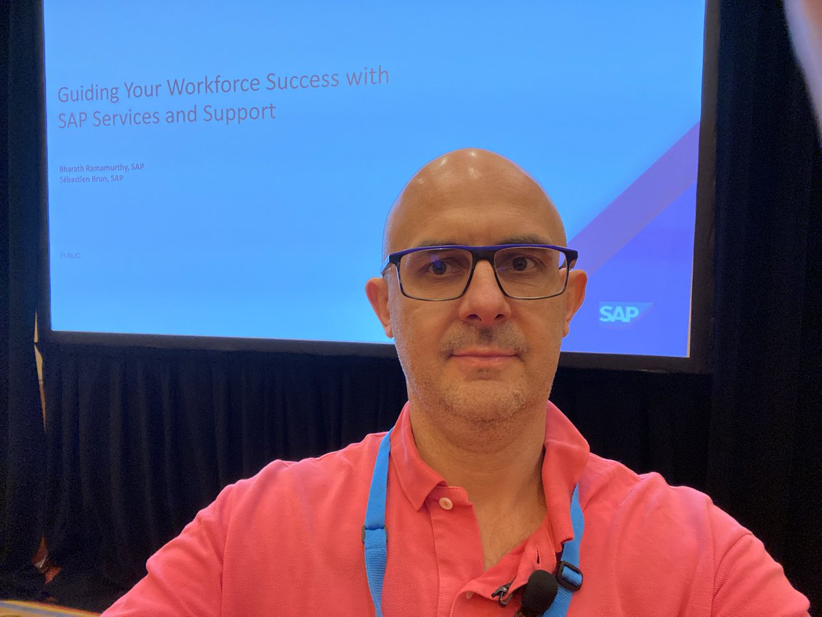 seb_brun's tweet photo. Ready to talk about SAP Services and Support with a focus on SAP Preferred Success!!!
See you in Delfino 4005 at #SuccessConnect
It starts at 9:30 π
@SAP @successfactors
#SAP #SuccessFactors #SuccessConnect #SAPpreferredSuccess #HXM #HCM #HR #HRtech #HRcommunity #HRevent https://t.co/0S8h774KBR