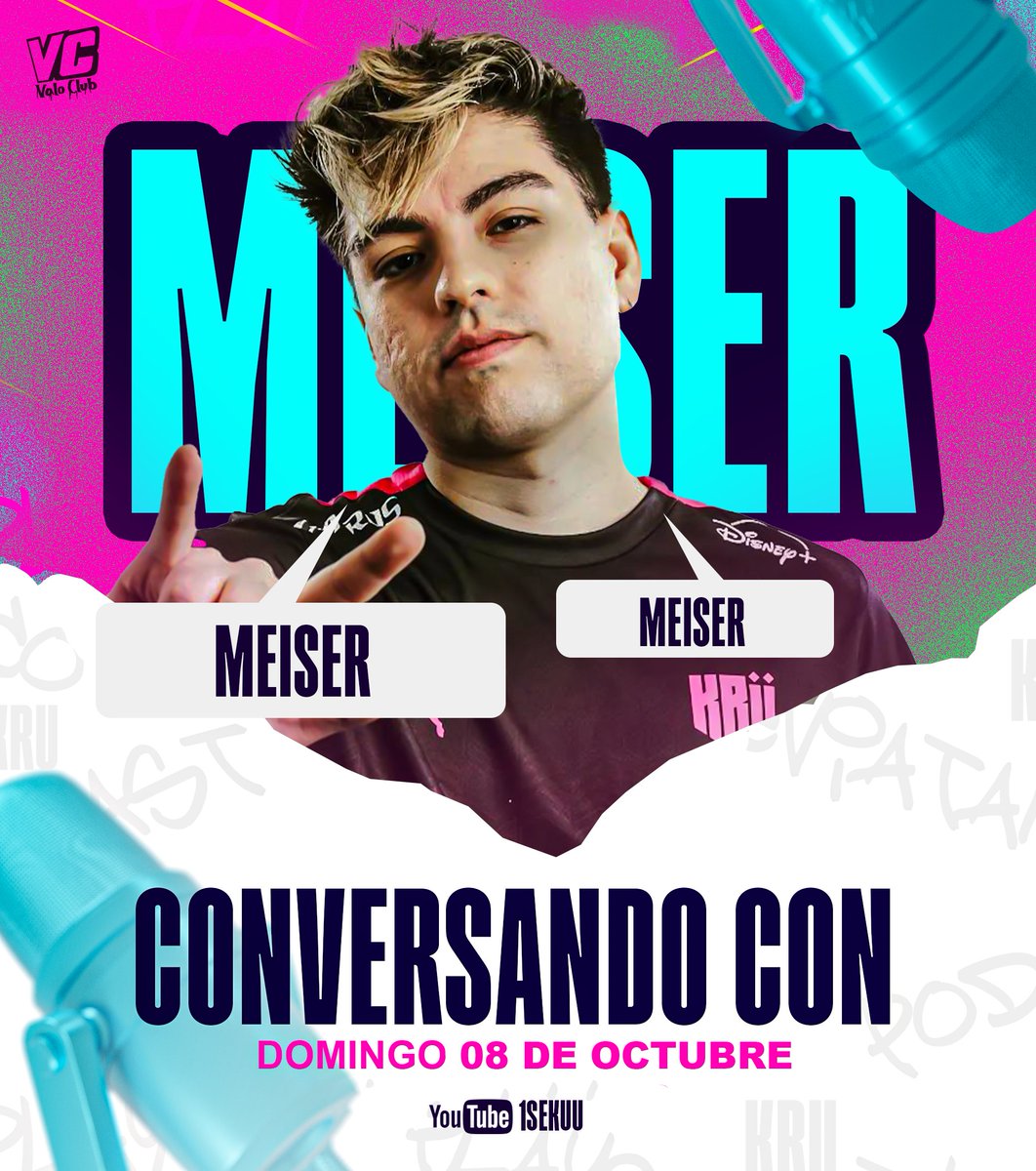¡Valoclub vuelve junto a Melser!

Este domingo los quiero a todos preparados para una charla junto a Melser. Descubriremos a uno de los mejores de KRU Esports; conversaremos sobre su trayecto y las anecdotas junto al equipo este año

8 de oct ▶ 6pm🇨🇱🇦🇷 | 4pm🇵🇪🇨🇴 | 3pm🇲🇽 | 11pm🇪🇸