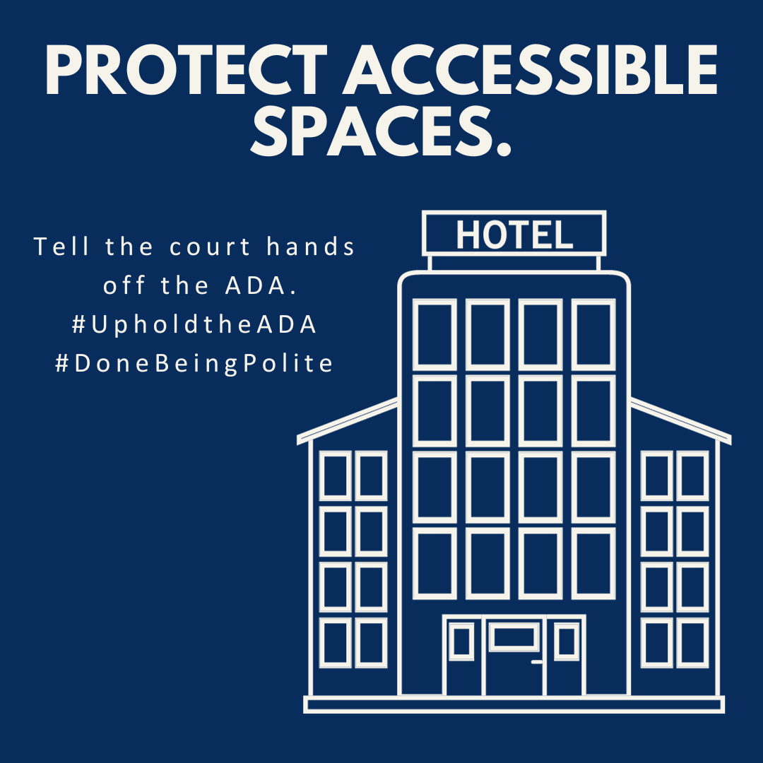 NDRNadvocates's tweet photo. 1.  The Acheson Hotels, LLC v. Laufer case is heading to the Supreme Court on October 4th. If you care about disability justice, this is what you need to know. #ProtectAccessibleSpaces #TellTheCourtHandsOffTheADA https://t.co/dWoYWWO3Or