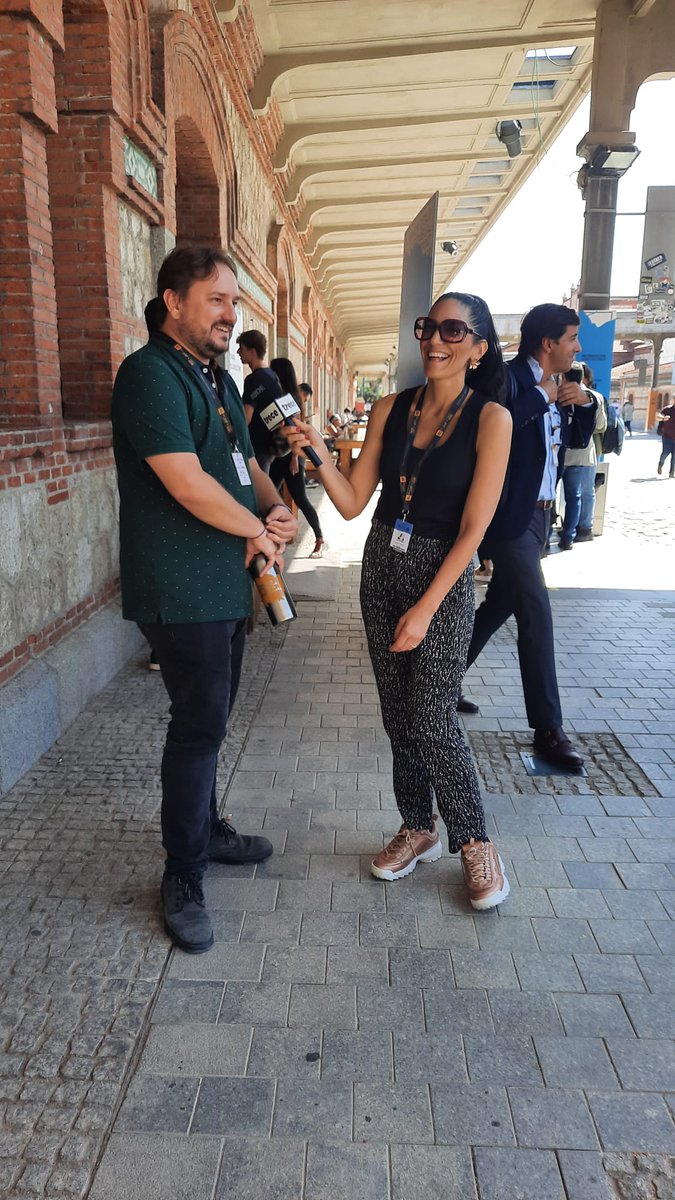 LuSapena's tweet photo. Segundo día de @iberseries_pi !!!! Cubriendo para @trecepy !! @vicdalessandro , #juanalia @DiegoCorsini #adricastillo !!!!🎬❤️ https://t.co/IfzT3c3Njj