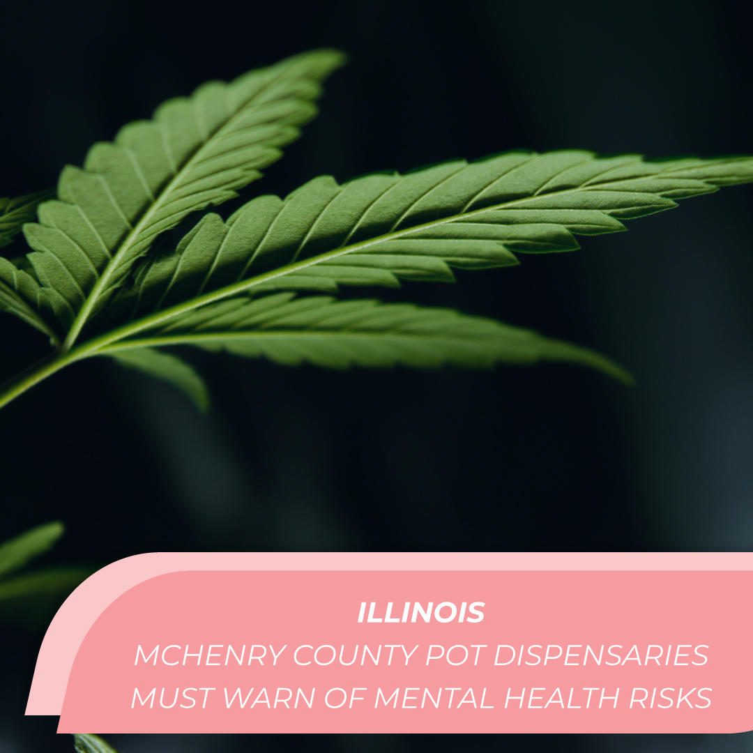 TeamReepher's tweet image. McHenry County in Illinois has implemented a first-of-its-kind rule that mandates marijuana dispensaries to display signs warning of potential mental health problems linked to cannabis use.

bit.ly/3F5XlyB