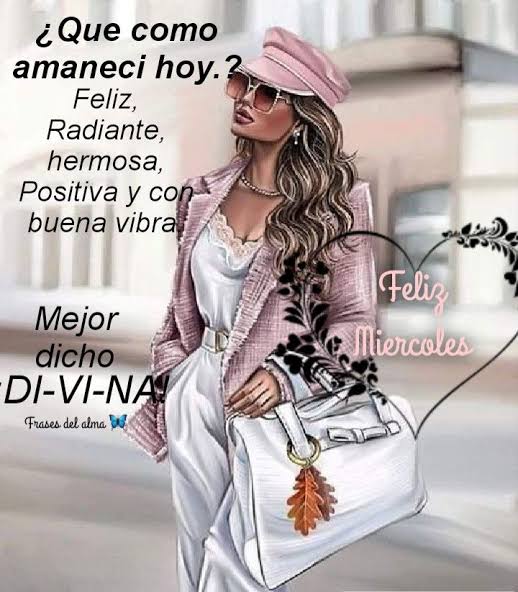 Muy buenos días chicas excelente ombligo de semana ✨