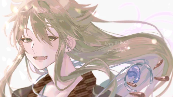 伏見ガクさんお誕生日おめでとうございます!申し訳程度に昔の絵を…  #伏見ガクバースデー2023  #絵ガク 