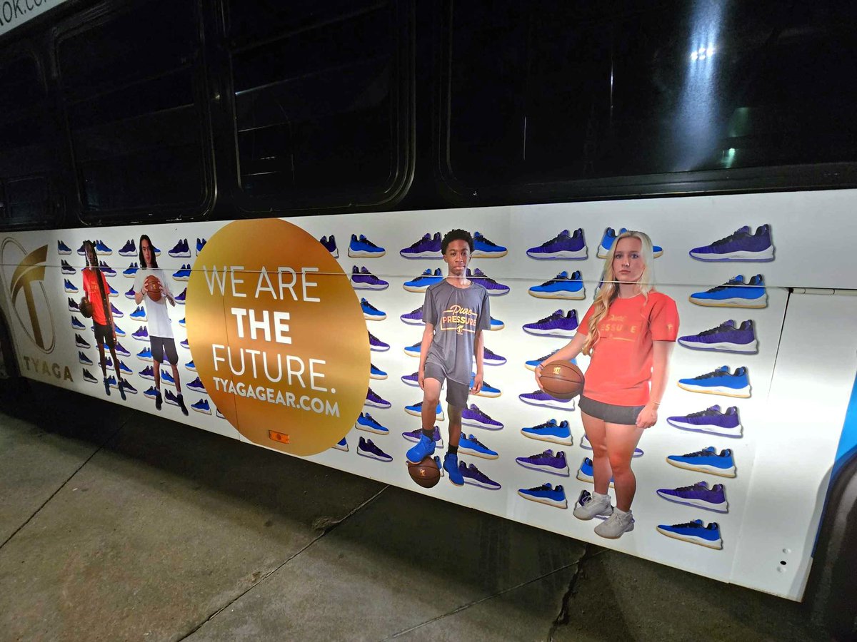 Huge day for us! Our bus ad has officially hit the streets of Oklahoma.