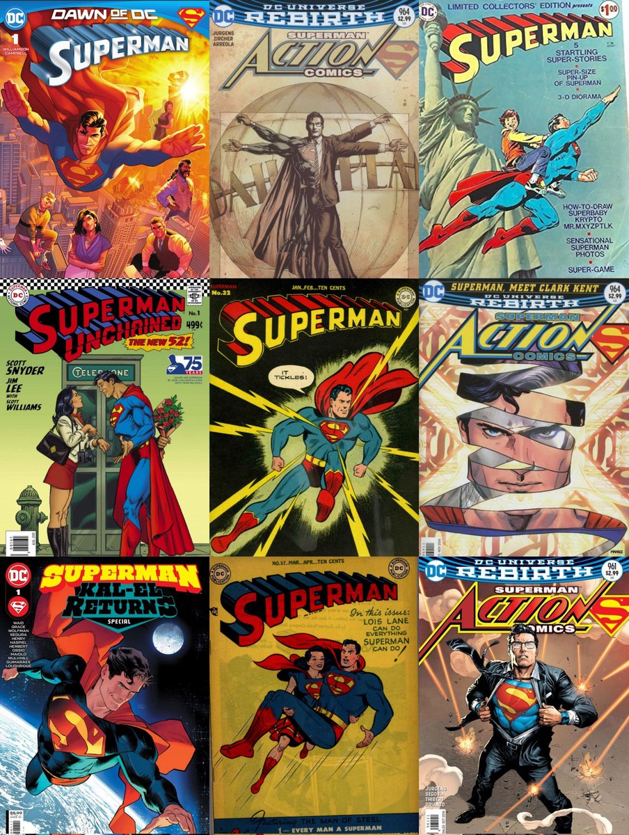 Every comic featured in <a href="/JamesGunn/">James Gunn</a>
Recent post
1)Superman(2023) #1
2)Action comics(2016) #964
3)Superman (1974) DC Treasury Edition
4)Superman unchained #1
5)Superman #32 
6)Action comics #964 
7)Superman Kal-el returns #1 
8)Superman #57 
9)Action comics #961