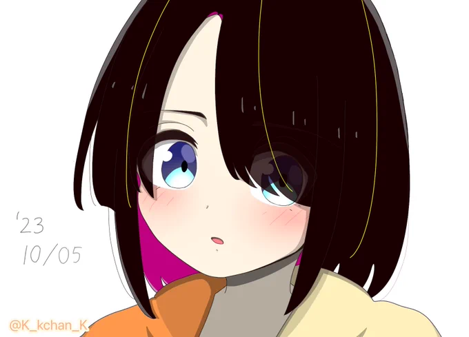 #け絵おりきゃら 