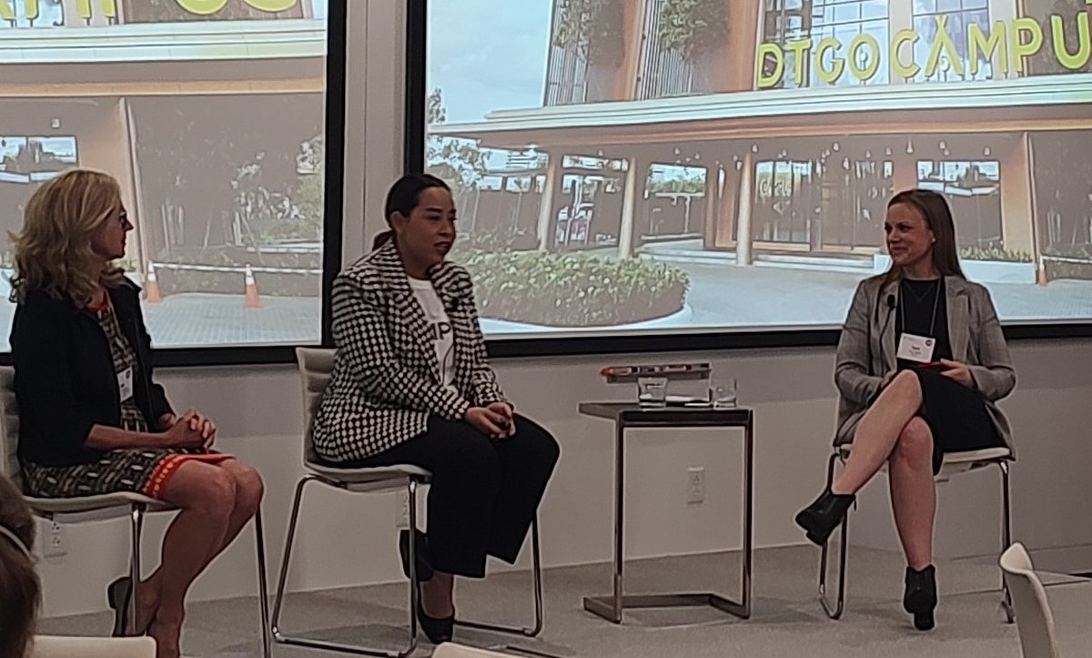 Re-imagining places and systems for  flourishing at work and measuring the impacts on employee health,  productivity, and performance with <a href="/AduroLife/">Aduro</a>'s Toni Best, @DTGO's Deunchalerm Khiewpun,  <a href="/Harvard/">Harvard University</a>'s  Linda Powers Tomasso and <a href="/Rutgers/">Rutgers Football</a> Wendy Purcell. #SHINESummit 2023