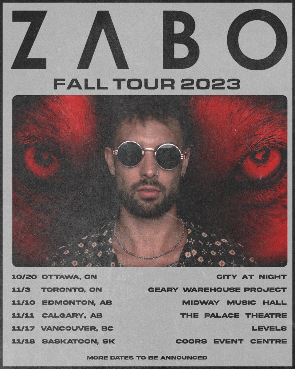 🇨🇦CANADA🇨🇦 I’m going on tour!! 
 
Getting to play some new cities for the first time, and re-visiting some of my favourite cities to play!

Excited to get rowdy, and show y’all plenty of new music!! 🤘🏼

Grab your tickets in my bio!! (Ottawa goes on sale tuesday the 10th)