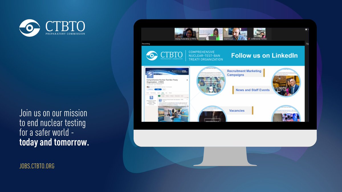 CTBTO (@ctbto) on Twitter photo During <a href="/Cag29Whk/">CAG29 Windhoek</a>, in partnership with #Namibia🇳🇦, our recruitment team conducted a virtual session on #STEMemployment opportunities at #CTBTO. HR representatives shared valuable tips and guidance for individuals interested in applying their scientific and technical skills to During <a href="/Cag29Whk/">CAG29 Windhoek</a>, in partnership with #Namibia🇳🇦, our recruitment team conducted a virtual session on #STEMemployment opportunities at #CTBTO. HR representatives shared valuable tips and guidance for individuals interested in applying their scientific and technical skills to