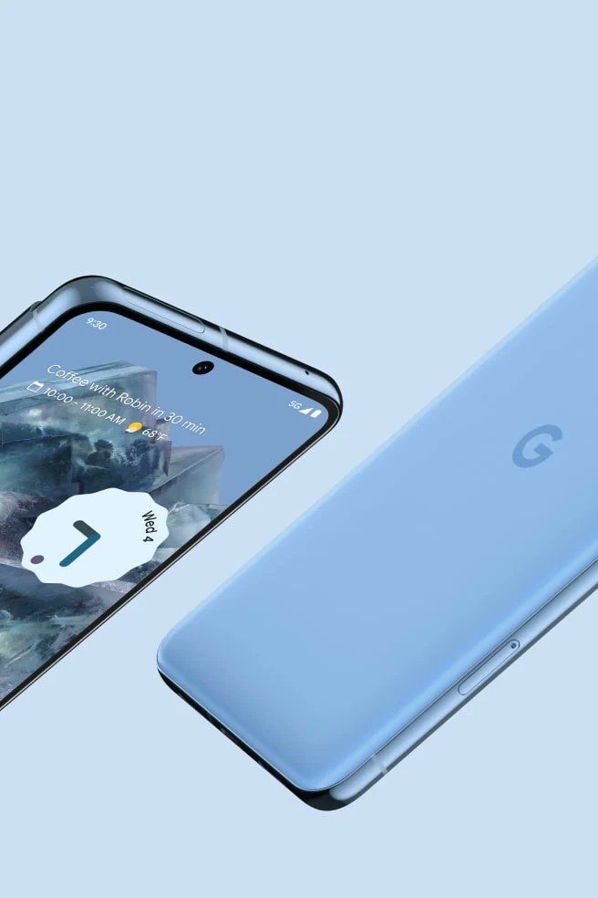 Techxtv's tweet photo. قوقل تكشف رسمياً عن هاتف "Google Pixel 8/8 Pro" ، المواصفات:

▪︎شاشة بحجم 6.7 إنش
▪︎معدل تحديث 120Hz
▪︎معالج Tensor G3
▪︎ذاكرة تخزينية 128GB/256GB/512GB
▪︎رام 12GB
▪︎كاميرا خلفية ثلاثية 50MP+48+48
▪︎كاميرا أمامية 10MP
▪︎بطارية سعة 5050mAh 

السعر يبدأ من 999$ https://t.co/L81ggPe4FV