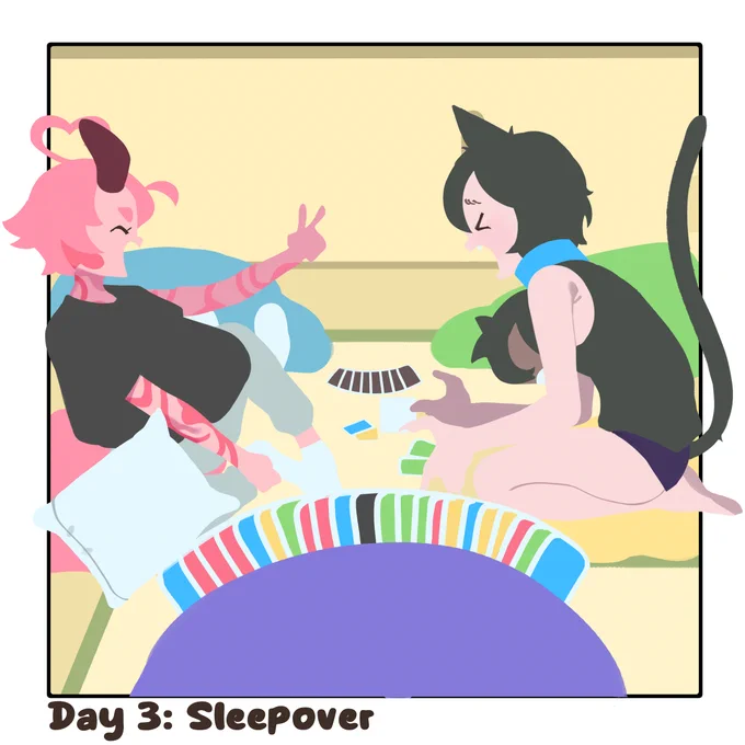 Sleepover and Ominous
(i was too busy yesterday) 