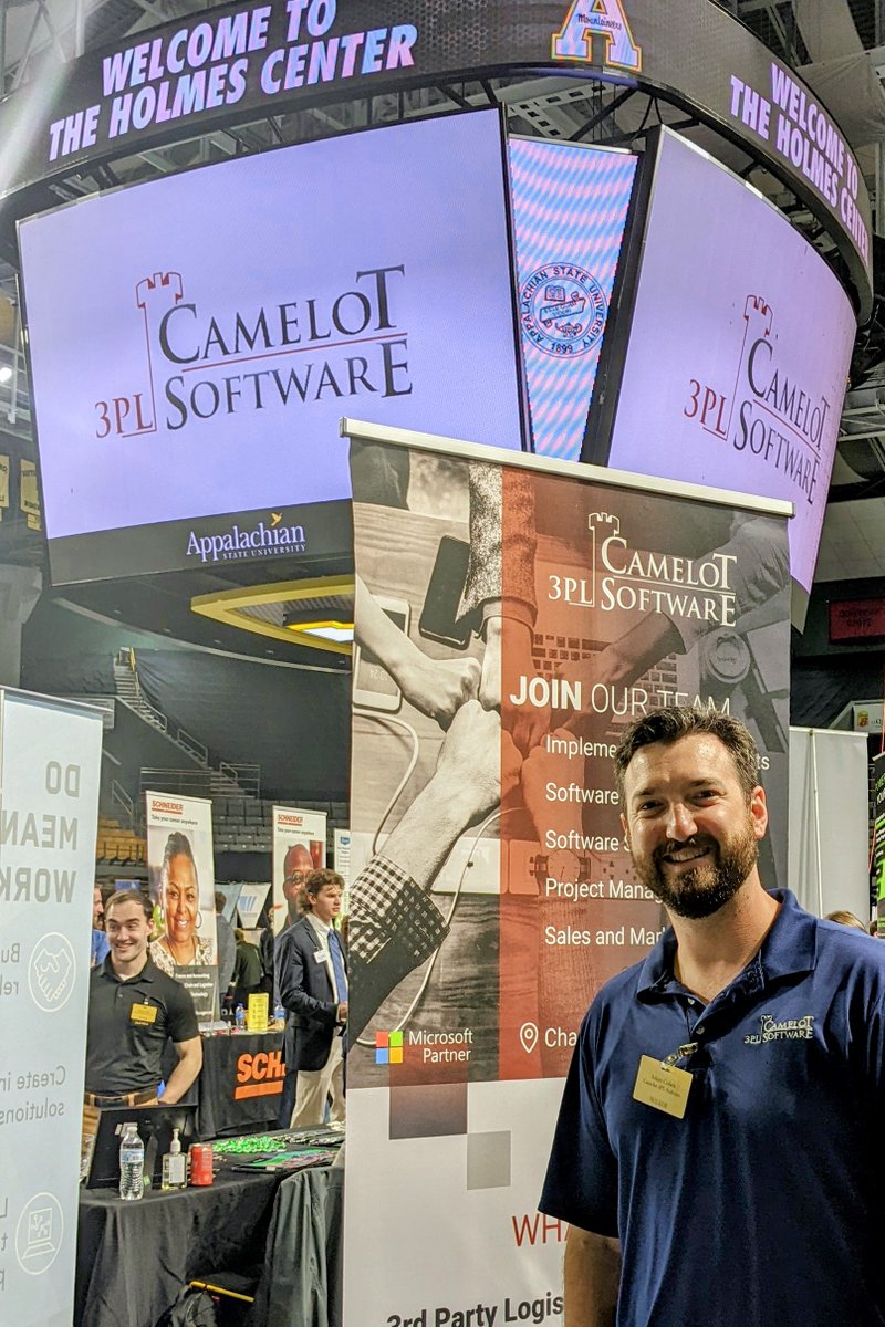 Camelot 3PL Software (@camelotsoftware) on Twitter photo Attention <a href="/appstate/">Appalachian State</a> Computer Science and Supply Chain majors, be sure to visit <a href="/CamelotSoftware/">Camelot 3PL Software</a> at tomorrow's job far in Boone, NC. We are hiring! Attention <a href="/appstate/">Appalachian State</a> Computer Science and Supply Chain majors, be sure to visit <a href="/CamelotSoftware/">Camelot 3PL Software</a> at tomorrow's job far in Boone, NC. We are hiring!