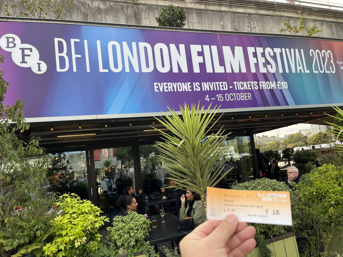 So, it begins… @BFI #LondonFilmFestival #BFILondonFilmFestival
