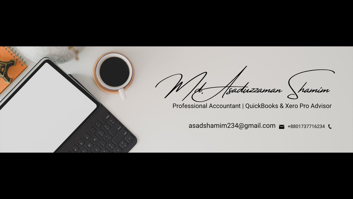 "I'm available to provide high-quality Bookkeeping and Accounting solutions. Feel free to reach out to me on Fiverr for outstanding service."

fiverr.com/s/NVR8DQ