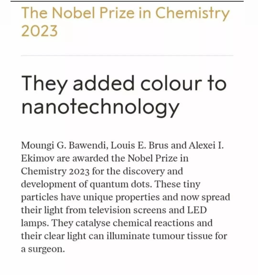 EktaTutor1217's tweet photo. Novel prize in chemistry 2023 💫
#Chemistry #NobelPrize #Chemicals #congratulations https://t.co/fJsGfIFkpN