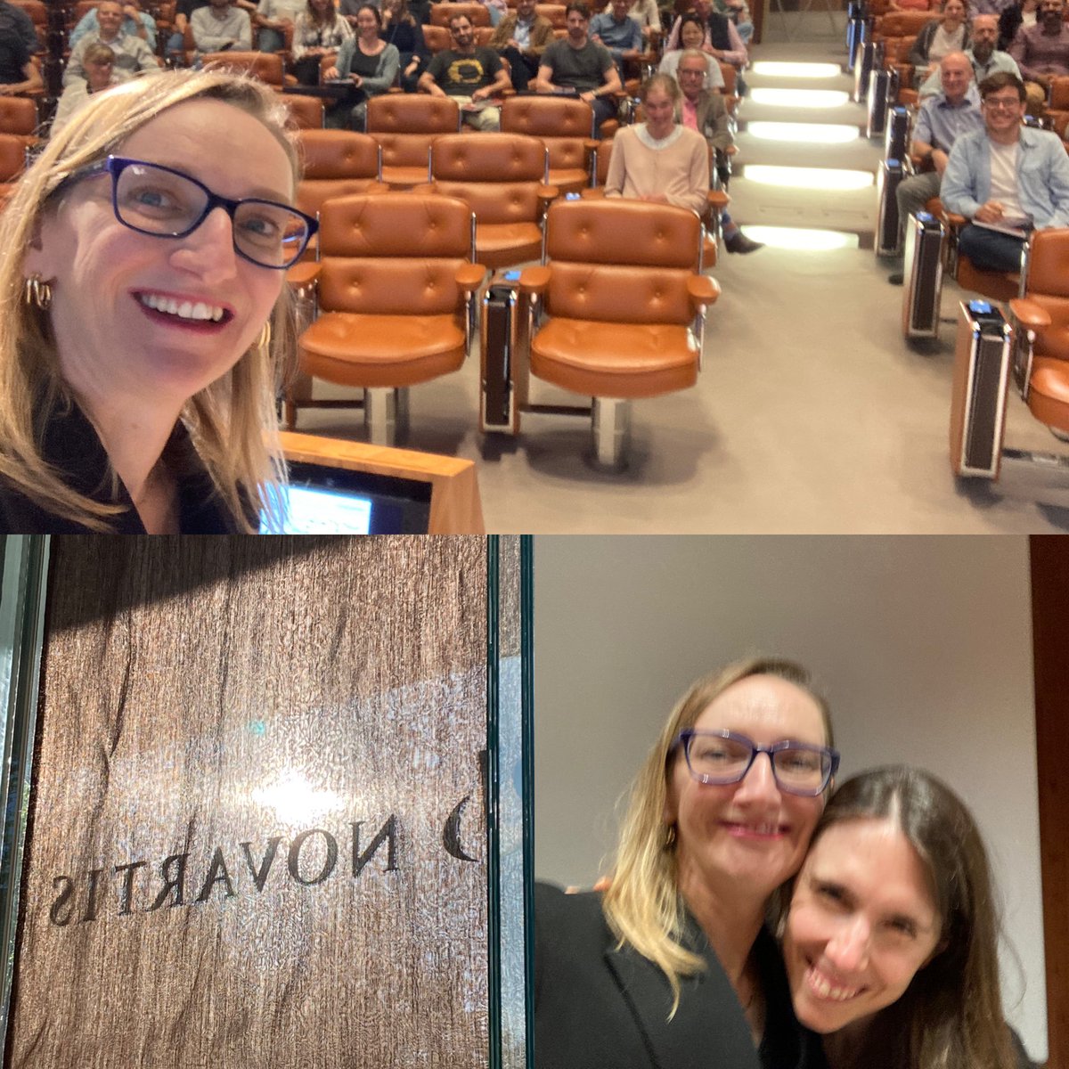 Grateful to receive the Novartis Lectureship and be able to celebrate in person with the colleagues at ⁦@NovartisScience⁩ in Basel! A day full of exciting discussions topped up with a visit to their automation facilities &reconnecting with ⁦@NevadoLab⁩ alumni!