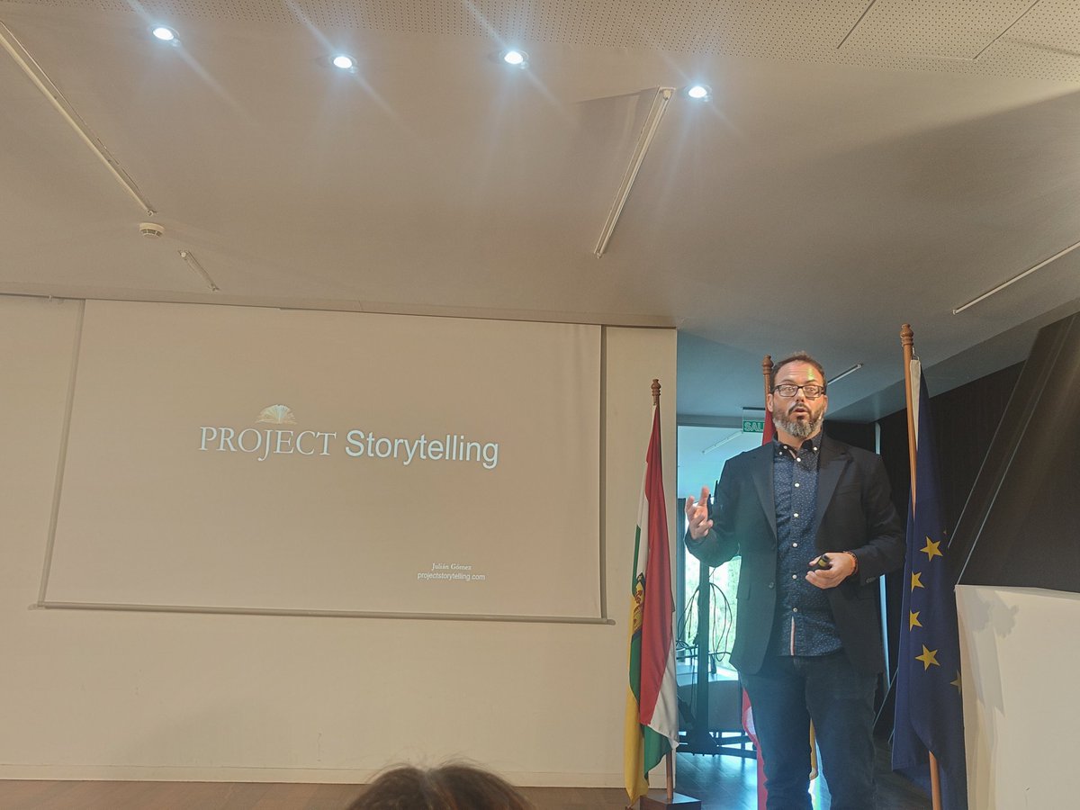 Continúa la X Jornadas de #direcciondeproyectos con <a href="/fjuliangomez/">Julián Gómez</a> hablándonos del Project Storytelling
#PMRioja #projectmanagement