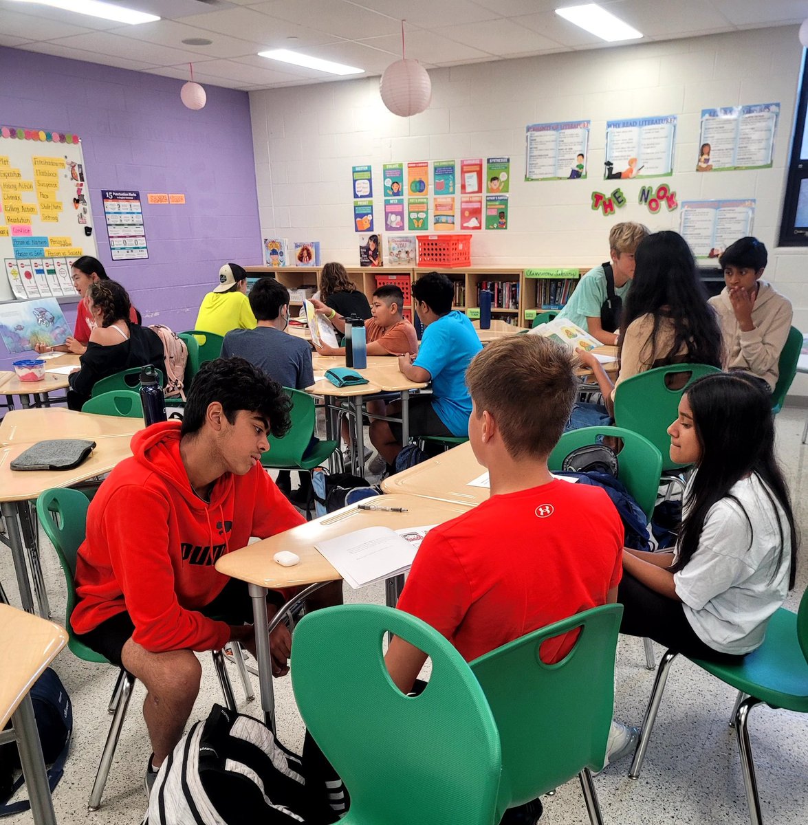 One of my favorite, under-utilized strategies! Review important literary elements, signposts, and analysis skills using children's books. The research supports it; the students love it. Thanks for the assist, Berenstain Bears, Pete the Cat, Rainbow Fish, Slothee, and Hiccup! 😁