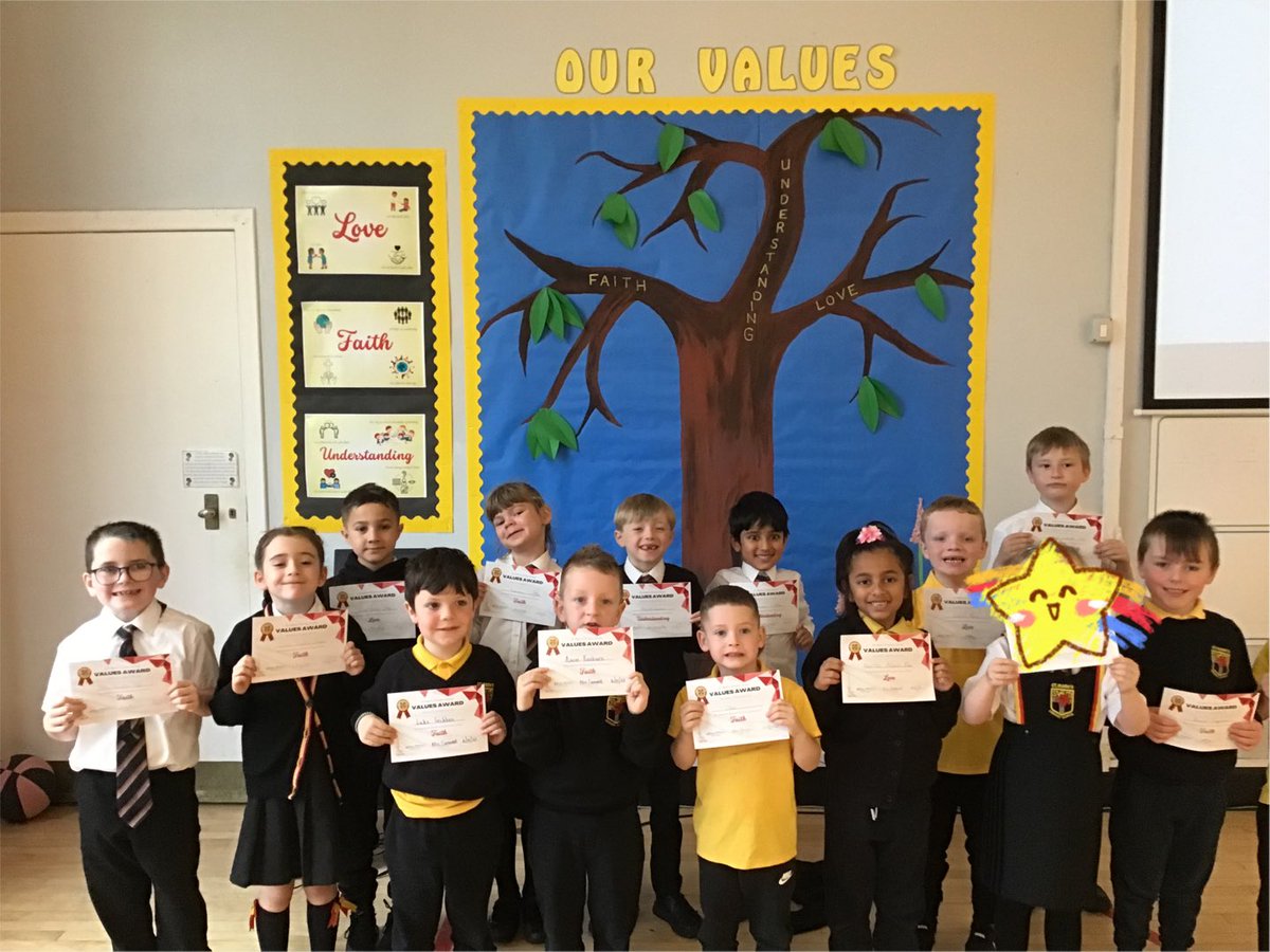 StMarksPrimary1's tweet photo. Well done to all of our children who were awarded a values certificate today. We are so proud of how they demonstrate Love, Faith and Understanding on a daily basis. #ValuesIntoAction #MakeYourMark https://t.co/u8fOIh4mGN