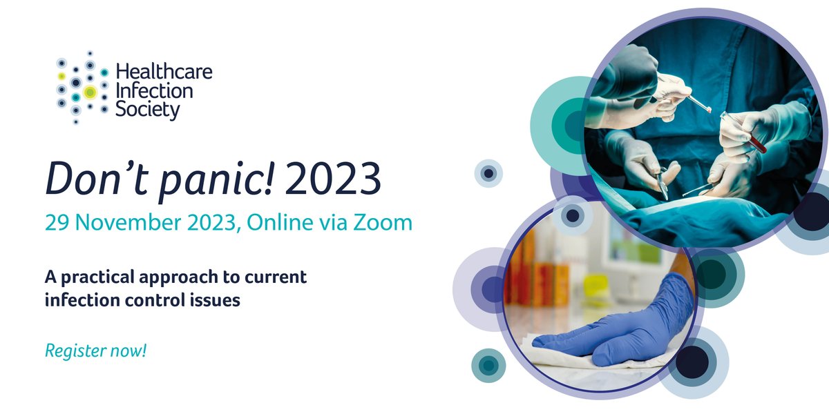 Sessions covered:
Surgical site infection #SSI
Updated #HISGuidelines review
#IPC and the environment

View the programme &amp; register 🔗bit.ly/3LiSdep

#Microbiologists #InfectionControlPractitioners #PublicHealthStaff #BiomedicalScientists