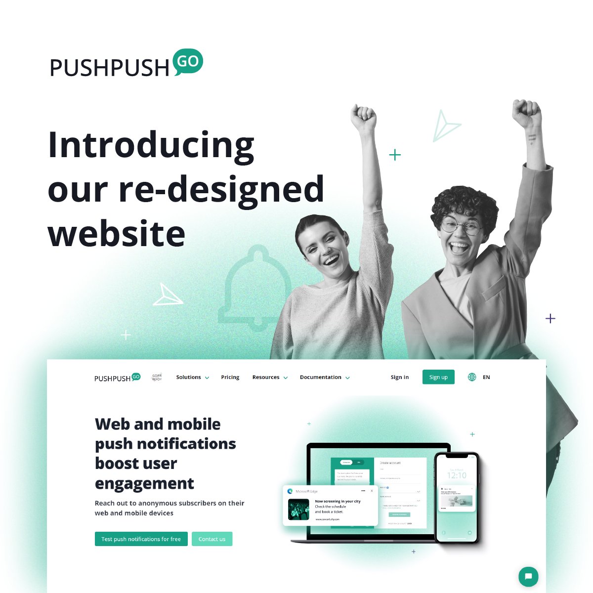 We've been working tirelessly behind the scenes and are thrilled to unveil our brand-new website! 🚀✨ We've given our digital home a sleek makeover, making it even easier for you to explore, engage, and get inspired! 🖥️💫

Dive in and explore pushpushgo.com