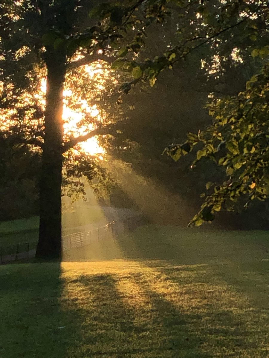 Sunrise, just north of the @CentralParkNYC reservoir on the West Side.