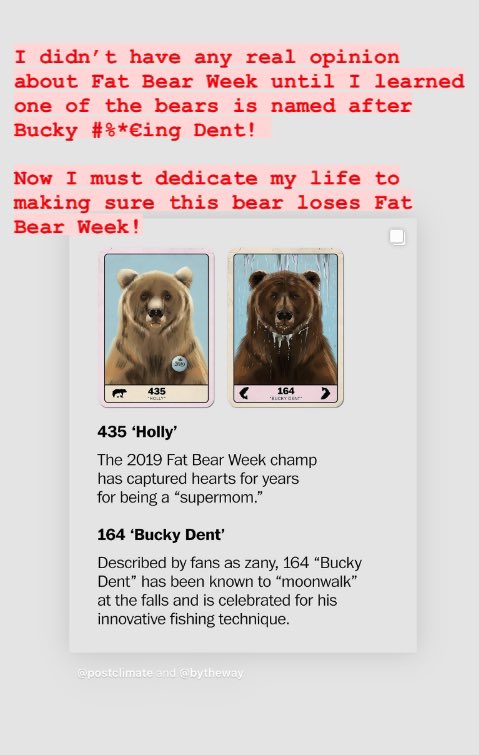 Seriously. Fuck this bear.