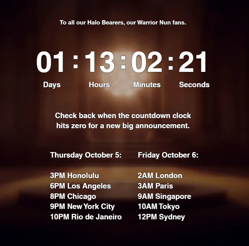 Whoa isn't it great we always have something to look forward to. 😌

🔗:warriornunsaved.com

#WarriorNun #WarriorNunSaved