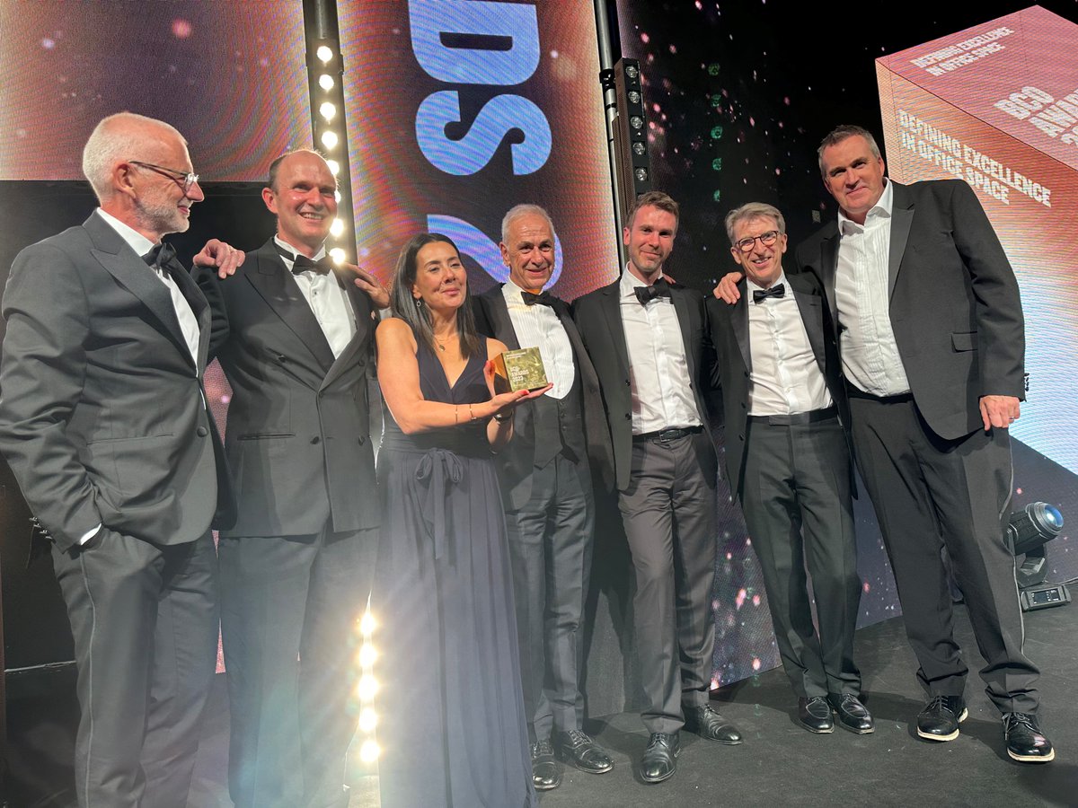 nordproperty's tweet photo. One Portwall Square is the proud winner of the @BCO_UK Commercial Workplace National Award. Couldn't be prouder. Congratulations team @AHMMArchitects @ElliottWood_ @ArupUK #bcoawards #office #Bristol #independentdeveloper https://t.co/CjWZmHlDUo