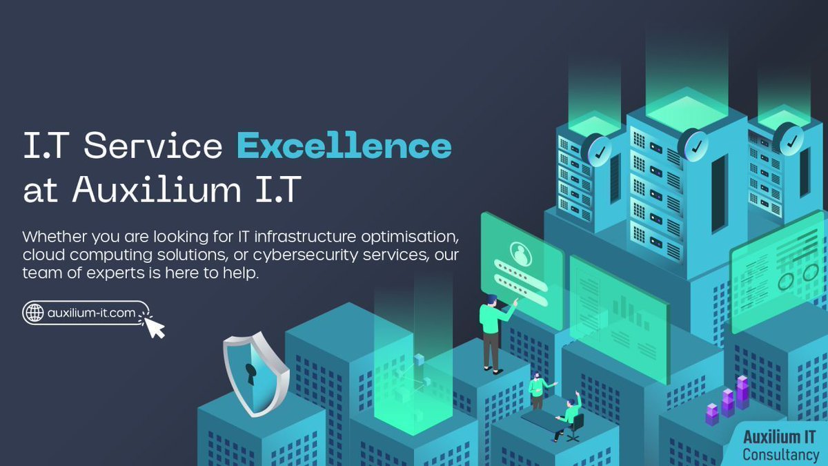 As October begins, it's a perfect time to review your IT infrastructure. With over 30+ years of experience, we’re one of the most experienced IT consultancies in Glasgow. 
Contact us today.
buff.ly/3Kc1gwW 

#ITConsultancy #AuxiliumIT