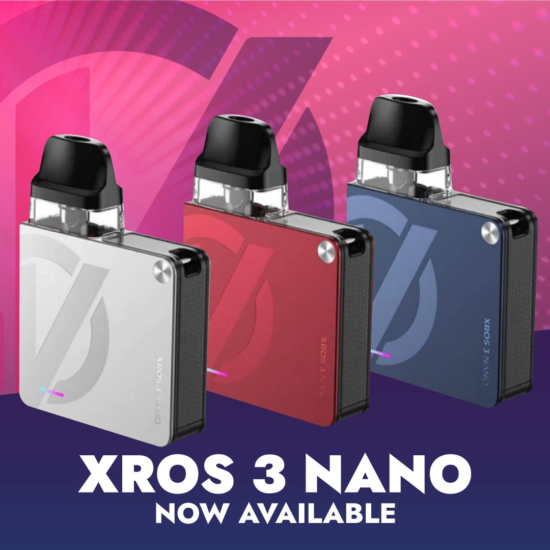 Vaporesso Xros 3 Nano 🤩✨💨

Buttonless, no variable wattage &amp; enough airflow options to tailor your draw 💨

What's not to love about this convenient device? 😍

Shop now via the link in our bio 🔗

#vape #vapenation #vaping  #vapedaily #vaper #eliquid #ecigs #onepoundeliquid