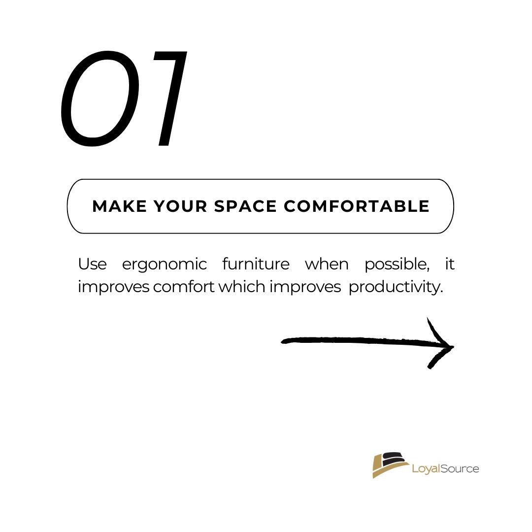 LoyalSourceGS's tweet image. Discover these 4 effective strategies to optimize your office environment for peak productivity!
Share your own office-enhancing techniques with us in the comments section!
#OfficeProductivityBoost #WorkspaceOptimization #ShareYourOfficeWisdom #ProTips #OfficeImprovement