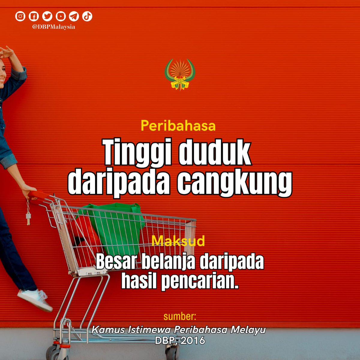 DBPMalaysia's tweet photo. Peribahasa

#Peribahasa
#DekadBahasaKebangsaan 
#BahasaJiwaBangsa https://t.co/k2HsWeqOw7
