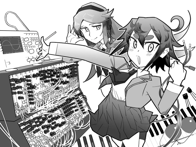 11/20にオープンするWEBコミックサイト「ミュージック・コミックス」で漫画連載する予定です。
「デキアイ」という電子楽器漫画を描くのでよろしく～。
電子楽器の歴史をなぞりつつ主人公が奮闘する部活モノです。応援してね!
https://t.co/XnGgIxE80M 
