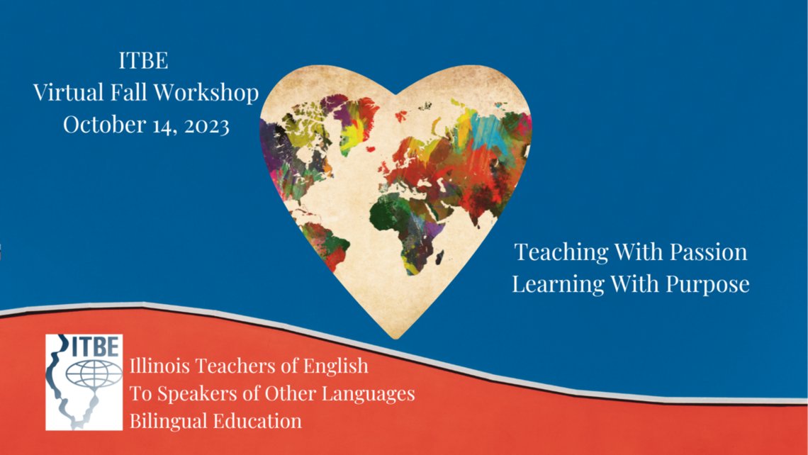 Attend the ITBE Fall Virtual Workshop on October 14. The theme is "Teaching with Passion, Learning, and Purpose." Hear keynote speaker Kia Johnson, director of PreK-12 Language and Literacy at the Center for Applied Linguistics. Register: ow.ly/Cy1c50PSy96