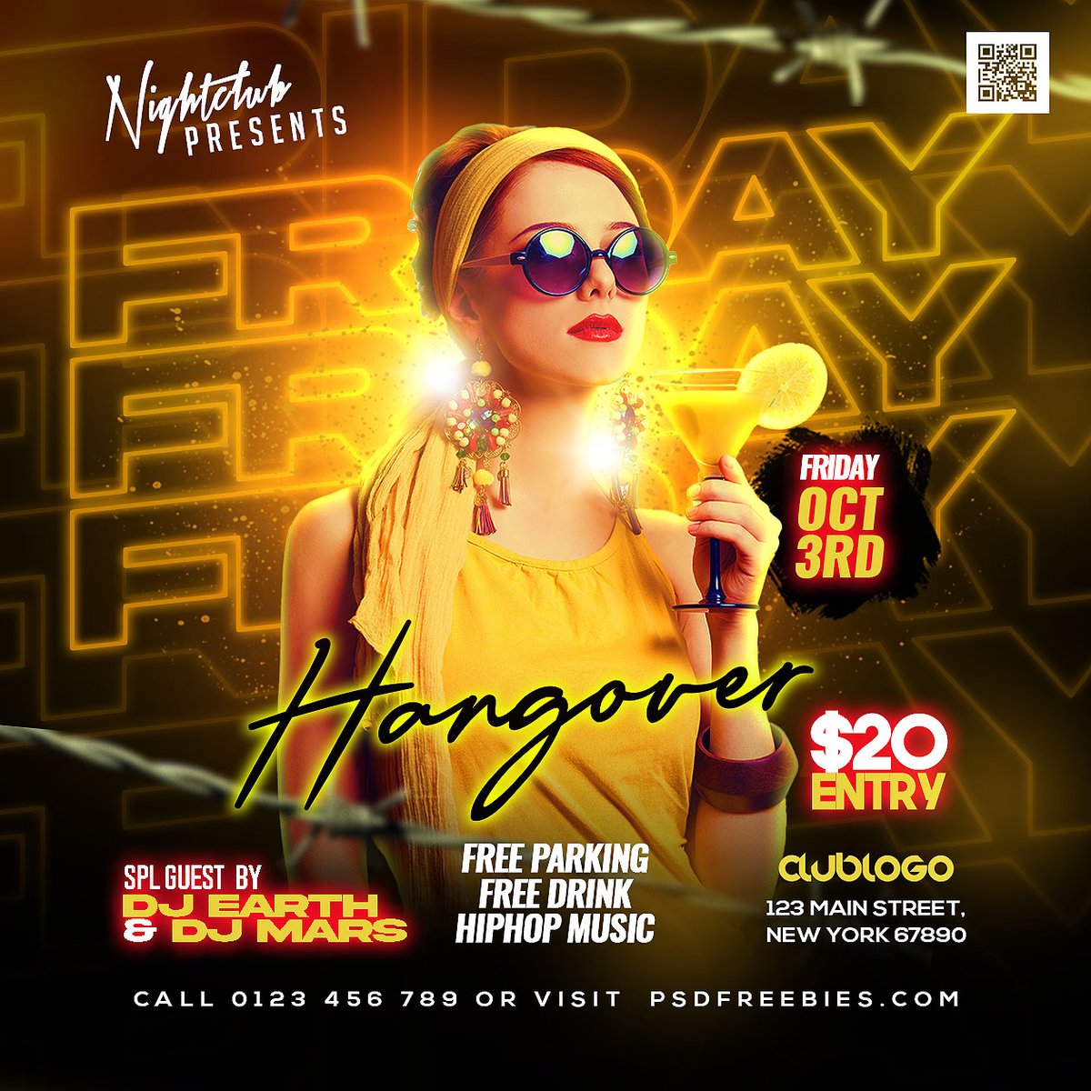 Free Premium DJ Night Club Party Social Media Post PSD
Download Link &gt;&gt; psdfreebies.com/psd/premium-dj…

#freepsd #psd #photoshop #socialmedia #facebookpost #Instagrampost #partypost #freetemplate #fridaynightparty #instagram #weekendnight #weekendparty #musicfestivals