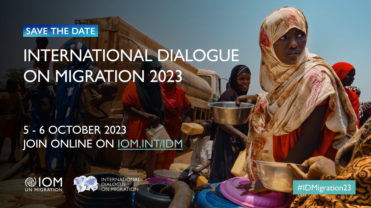 🤝 The International Dialogue on Migration starts tomorrow!

Together, we can find ways to address human mobility in the context of climate change. Let us think about the future by acting today! #IDMigration23

Join the conversation online at iom.int/idm
