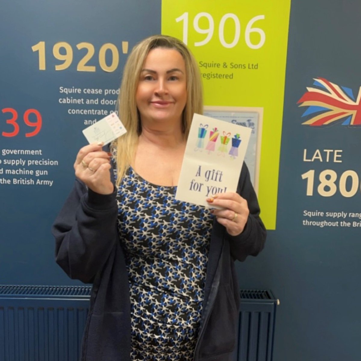 Congratulations to Anne-Marie, a valued member of our Sales and Customer Service team, for winning last month's raffle!

We appreciate your dedication and hard work over these past 6 years and hope you enjoy your prize 🌟👏

#SquireLocks #RaffleWinner #EmployeeAppreciation
