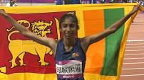 Tharushi Karunarathna clinched the gold medal in the women's 800m with a time of 2:03.20 at the Asian Games 2023 in China. This is Sri Lanka's first gold medal in Asian Games athletics since 2002.
