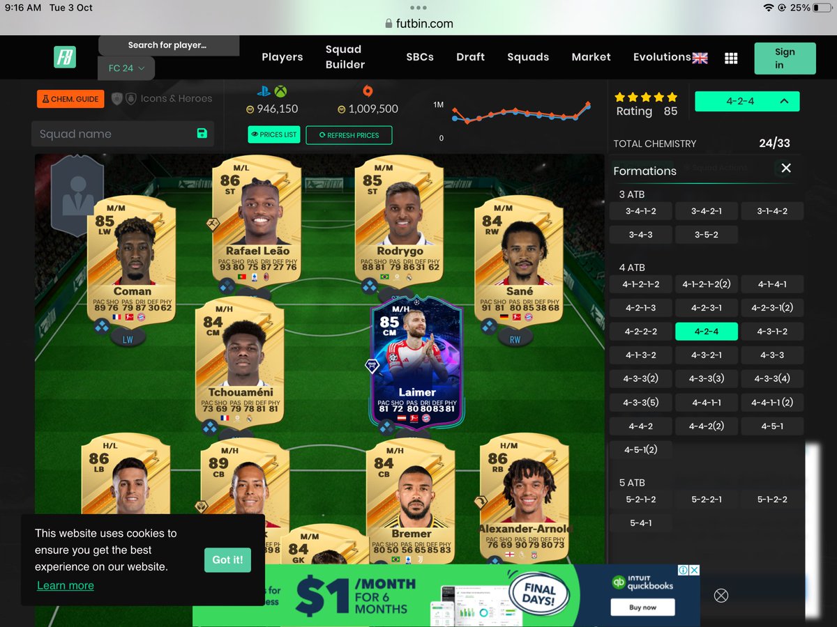 AMustafa83037's tweet photo. @FutSheriff All first owner i also have courtois nike enzo potm madisson 84 nunez on the bench https://t.co/uSWWlKKQxA