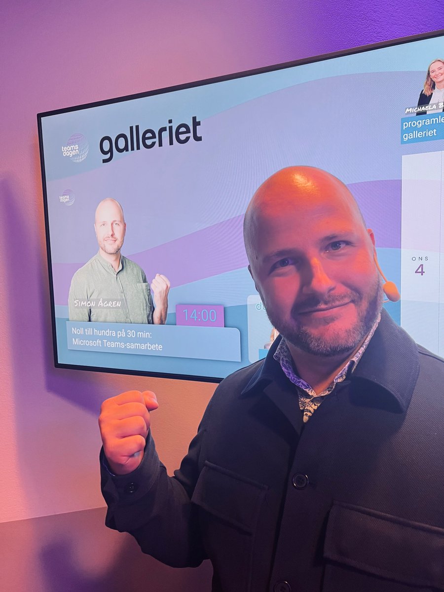 Simon and AI Simon at <a href="/teamsdagen/">Teamsdagen</a> 
💪🏻💪🏻

#teamsdagen