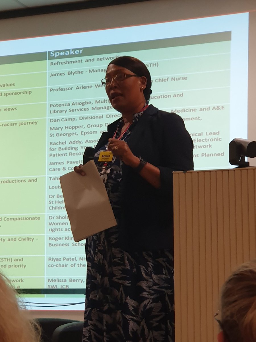 Rachel Addy π (@readdyuk) on Twitter photo Group chief nurse <a href="/arlenewellman64/">Arlene Wellman</a> 'holding her place' at our WRES Conference @epsom_sthelier Group chief nurse <a href="/arlenewellman64/">Arlene Wellman</a> 'holding her place' at our WRES Conference @epsom_sthelier
