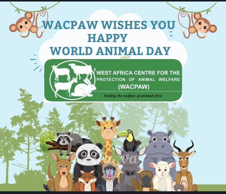 We need, in a special way, to work twice as hard to help people understand that the animals are fellow creatures, that we must protect them and love them as we love ourselves. HAPPY WORLD ANIMAL DAY 🦆🐘🐫🦓🐄🐑🐏🐕🐐🦨🐇🦀🐥
#WorldAnimalDay 
#AnimalWelfare