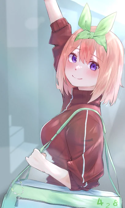 部活合宿の朝 四葉『行ってきます!』 #五等分の花嫁 #中野四葉