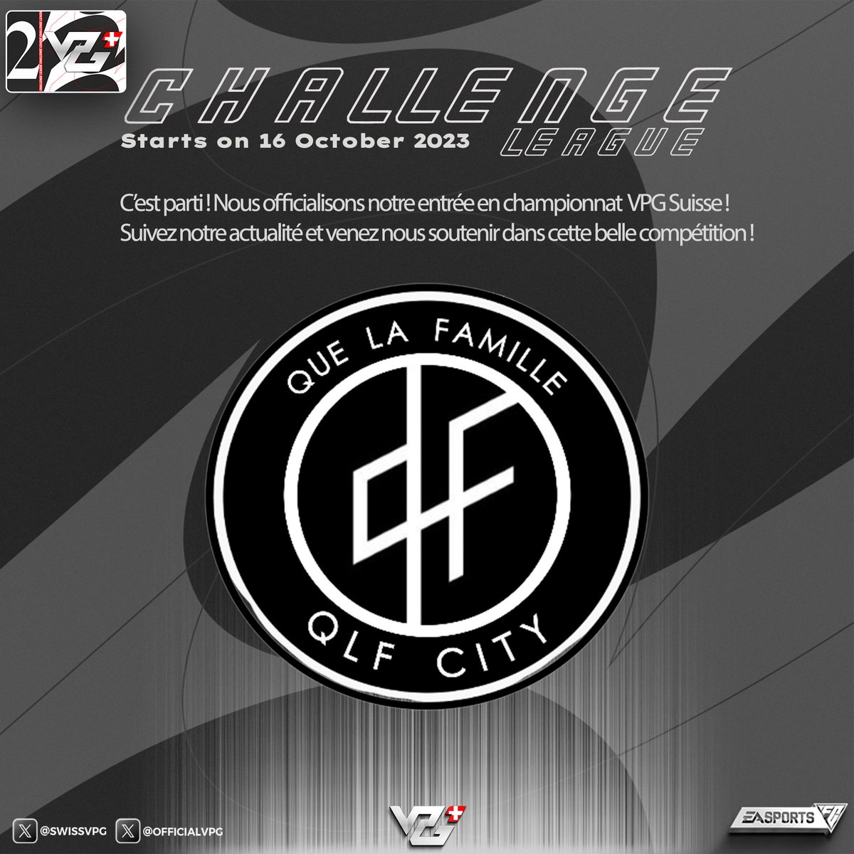 QLFCITYESPORT's tweet image. Très prochainement on se retrouve sur les terrains! @SwissVPG