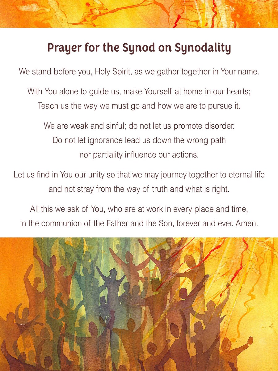 Today, on the Feast of St. Francis of Assisi, the Synod on Synodality begins in Rome. May all of us <a href="/HWCDSB/">HWCDSB</a> accompany the delegates with our prayers during the the next month of deliberations and discernment!