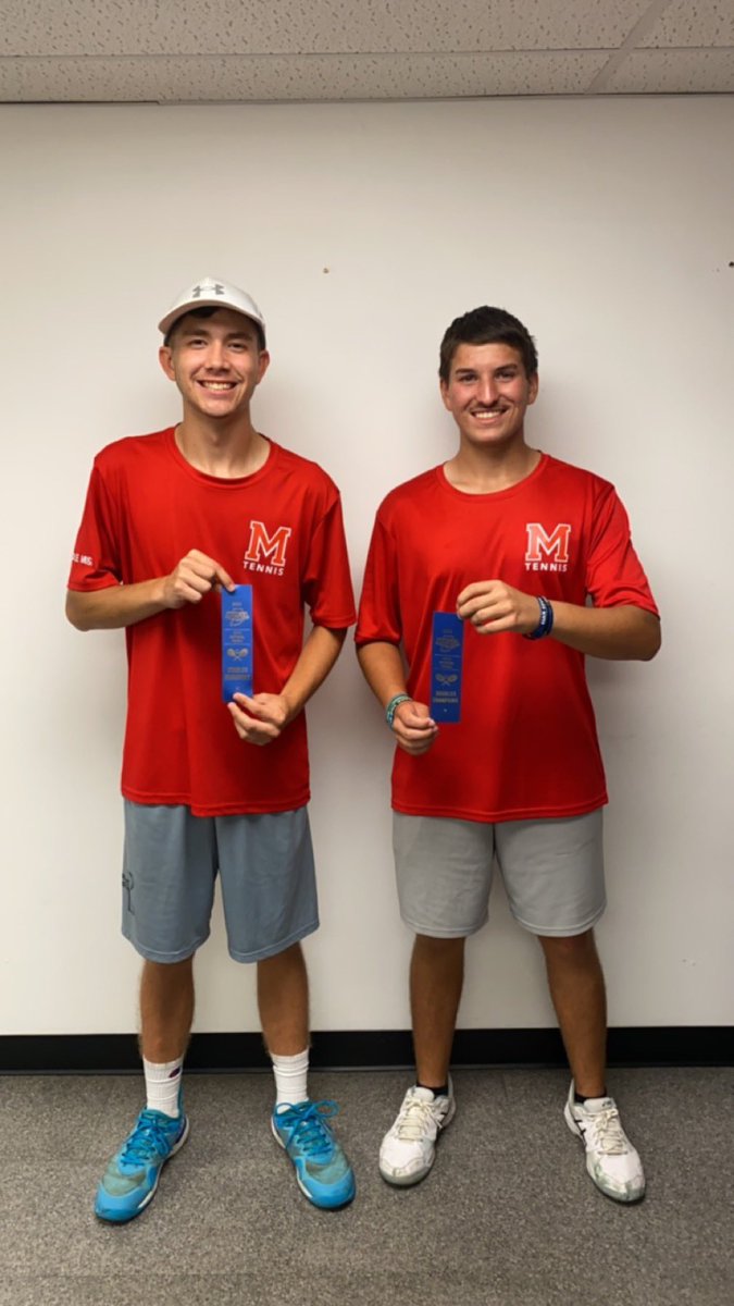 Ole_Miss_Tennis's tweet photo. Huge congratulations to seniors Aiden Tignor and Kannen Smith on winning the individual sectional at 1 doubles! 🏆 https://t.co/nEXJHwsmsK