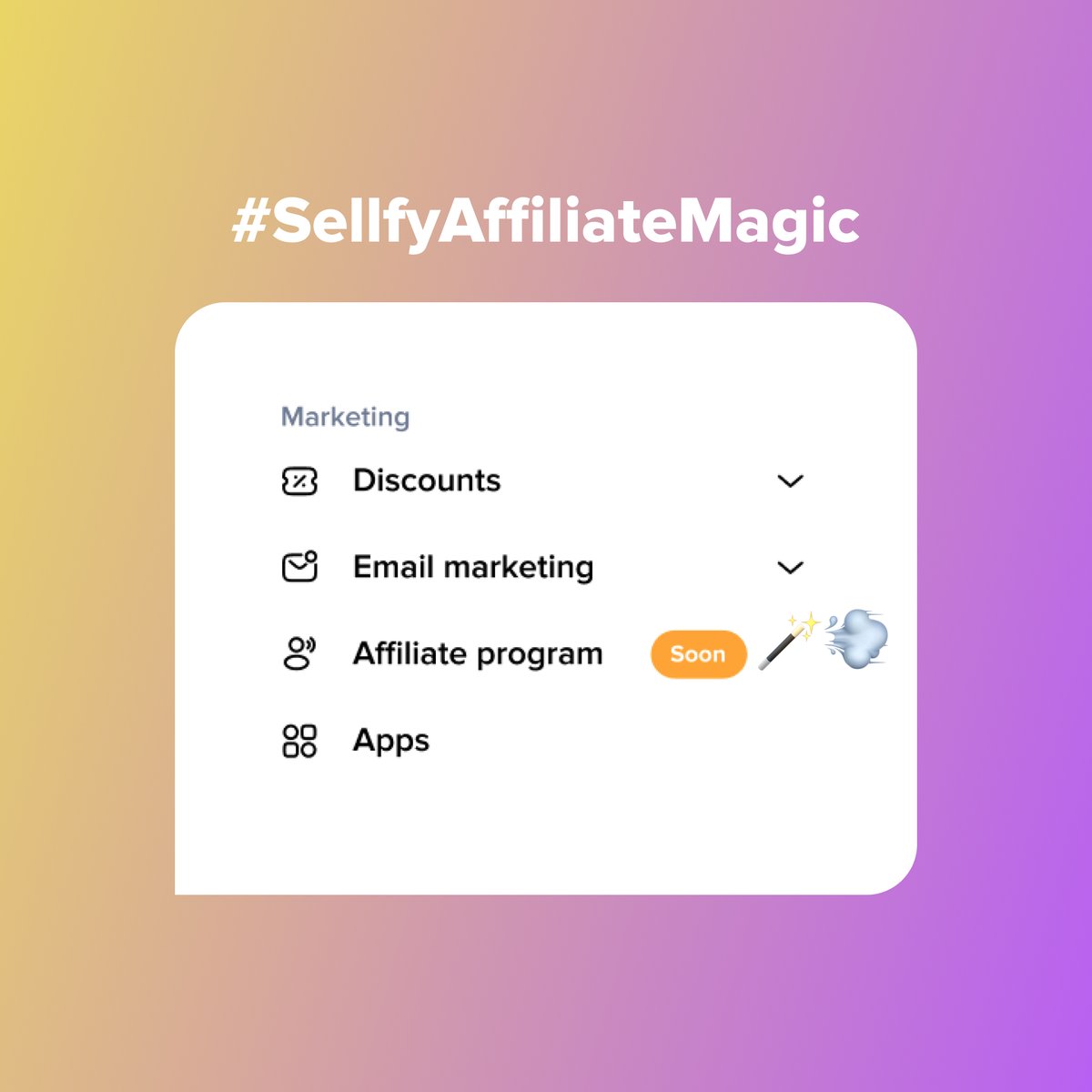 Sellfy tweet media