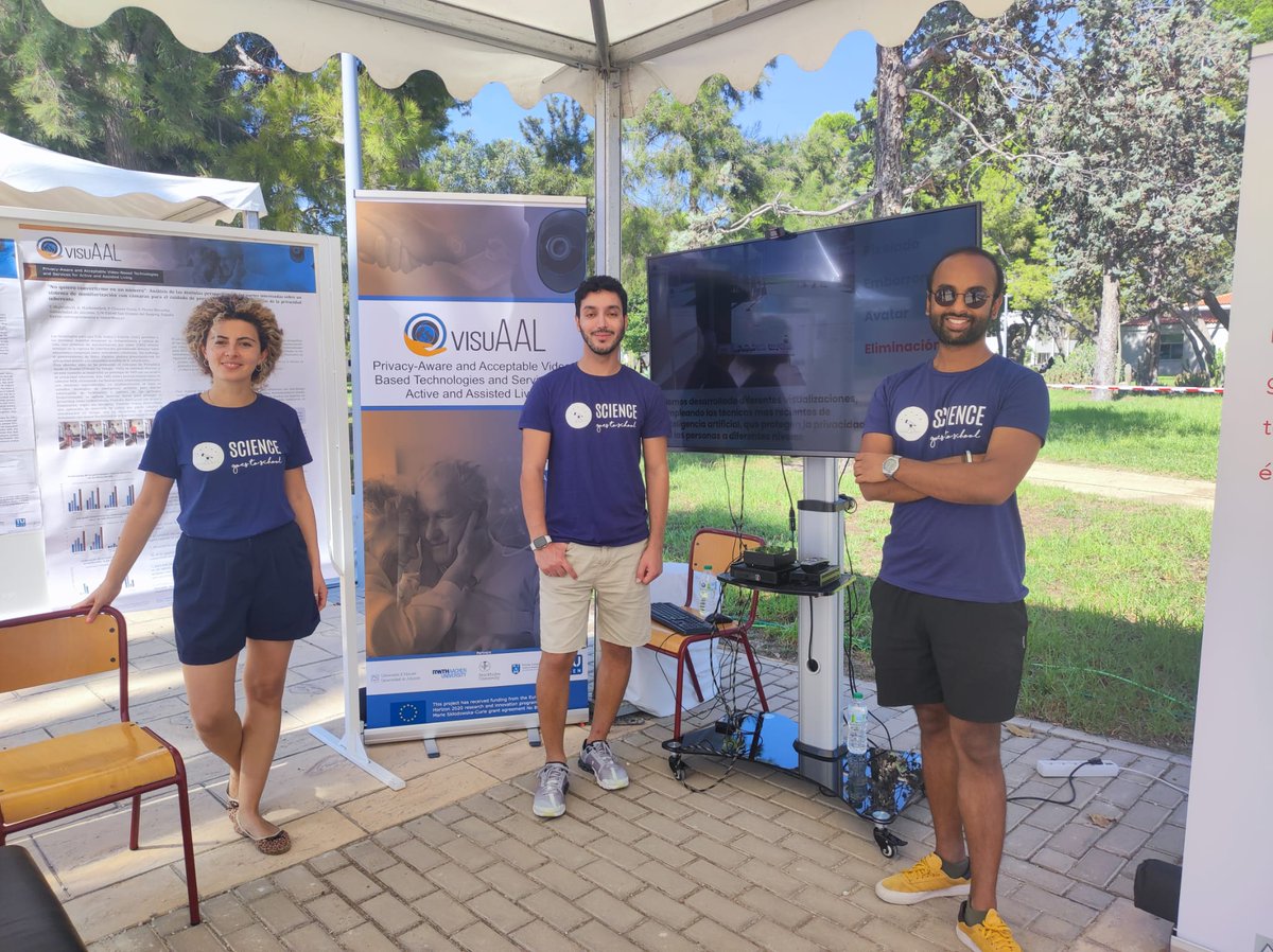 ami4aha's tweet photo. El viernes pasado, el grupo @ami4aha, participó en la European Researchers' Night, presentando los avances en video-monitorización ética de personas en espacios privados, resultado de los proyectos @visuAAL and @GoodBrotherCOST

@MSCActions @COSTprogramme @UA_Universidad https://t.co/l4NkJiWFoA